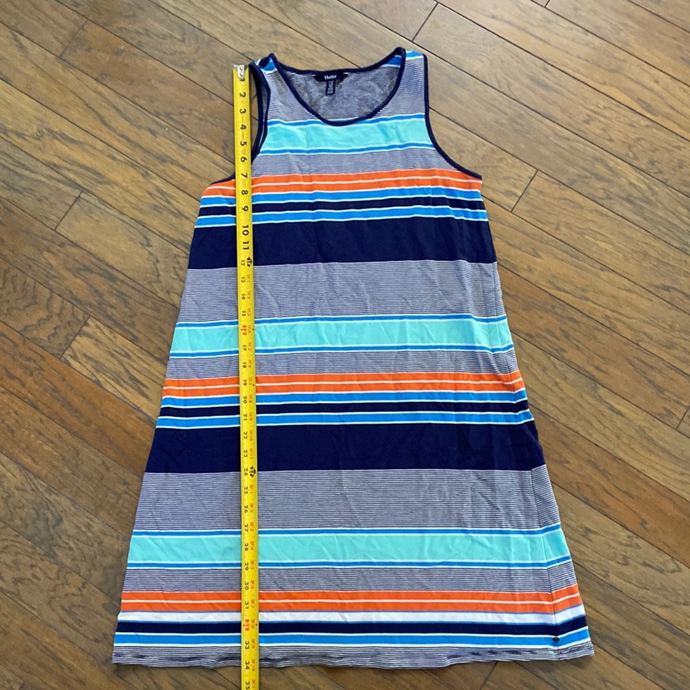 Hatley multi-striped tank dress, size large